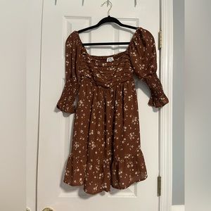 Francesas Brown floral dress